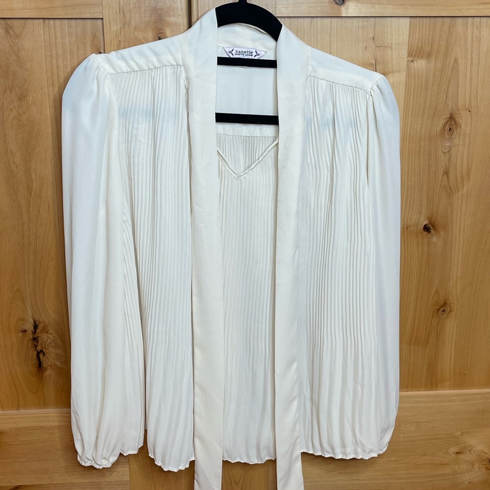 Nanette Lepore Cream Blouse